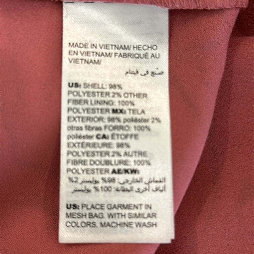 WHBM ruffle blouse with metallic accents - Picture 6 of 6